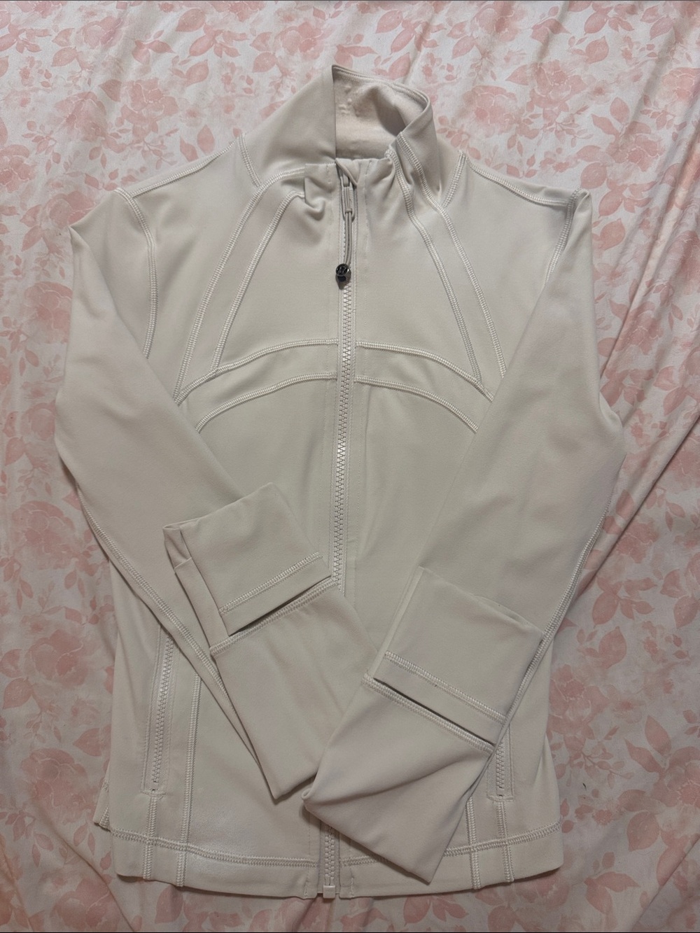 lululemon athletica Cream Full-Zip Utility Jacket
